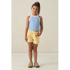 Sissy-Boy - Korte Broek - Lichtgeel - 100% Katoen - Elastische Tailleband