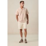 Oranje overhemd met strepen