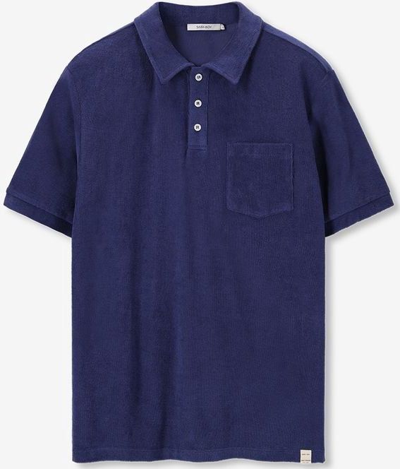 Sissy-Boy - Polo - Donkerblauw - Badstof - Katoen