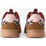 Sissy-Boy - Sneakers - Bruin - Leopard Print - Sportieve Zool