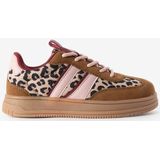 Sissy-Boy - Sneakers - Bruin - Leopard Print - Sportieve Zool