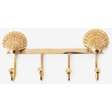 Sissy-Boy - Kapstokhaken - Goudkleurig - 4 Haken - 17 x 8 x 2,5 cm