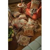 Sissy-Boy - Lichtbruin - Kussen - 60 x 60 cm - Jacquard geweven met Flamingo