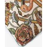 Sissy-Boy - Lichtbruin - Kussen - 60 x 60 cm - Jacquard geweven met Flamingo