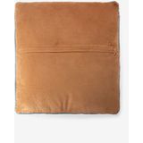 Sissy-Boy - Lichtbruin - Kussen - 60 x 60 cm - Jacquard geweven met Flamingo