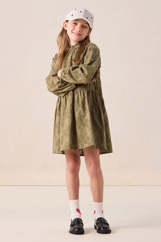 Sissy-Boy - A-lijn Jurk - Donkergroen - Met Embroidery