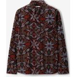 Sissy-Boy - Bruin - Corduroy Overhemd - Met Print - Lange Mouwen