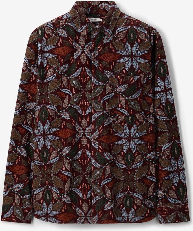 Sissy-Boy - Bruin - Corduroy Overhemd - Met Print - Lange Mouwen