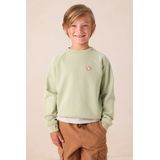 Sissy-Boy - Lichtgroene Sweater - Met Artwork