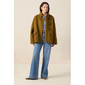 Sissy-Boy - Donkergroene Workwear Broek - High Waist - 4-Pocket Model