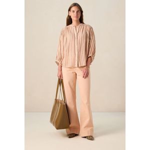 Sissy-Boy - Oversized Blouse - Beige - Met Strepen