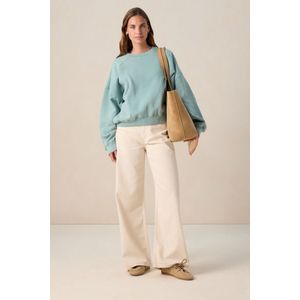 Sissy-Boy - Sweater - Blauw - Lange Mouwen - Hoge Ronde Hals