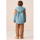 Sissy-Boy - Lange Regenjas - Blauw - Colourblock