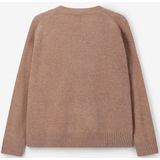 Sissy-Boy - V-hals Trui - Bruin - Lange Mouwen - Relaxed Fit