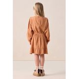 Sissy-Boy - Jurk - Lichtbruin - Met Flamingo Borduursels