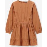 Sissy-Boy - Jurk - Lichtbruin - Met Flamingo Borduursels