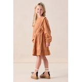 Sissy-Boy - Jurk - Lichtbruin - Met Flamingo Borduursels