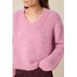Sissy-Boy - Roze - Gebreide Trui - V-hals