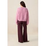 Sissy-Boy - Roze - Gebreide Trui - V-hals
