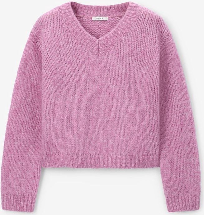 Sissy-Boy - Roze - Gebreide Trui - V-hals