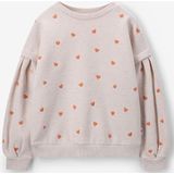 Sissy-Boy - Sweater - Beige - 100% Katoen - Lange Pofmouwen