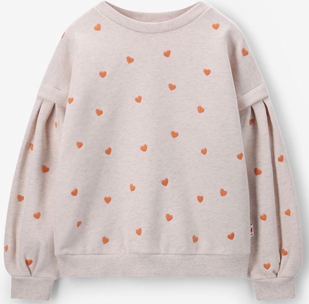 Sissy-Boy - Sweater - Beige - 100% Katoen - Lange Pofmouwen