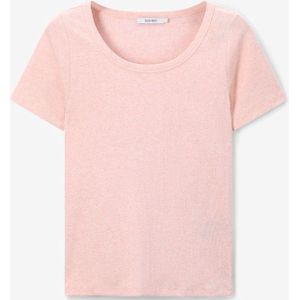 Sissy-Boy - Lichtoranje - T-shirt - Korte Mouwen - Aangesloten Fit