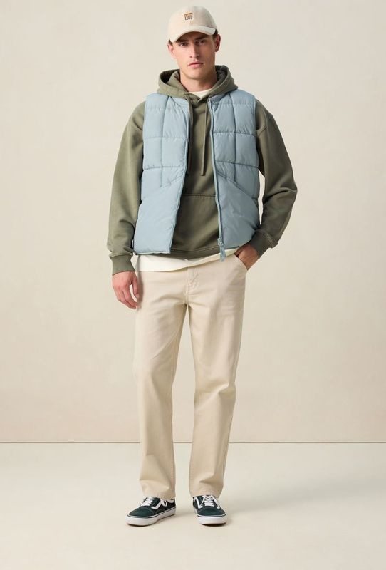 Sissy-Boy - Lichtblauwe - Bodywarmer - Gewatteerd - Mouwloos