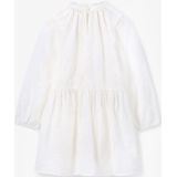 Sissy-Boy - A-lijn Jurk - Wit - Met Embroidery - Lange Pofmouwen