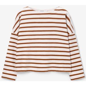 Sissy-Boy - Longsleeve - Bruin - Met Strepen