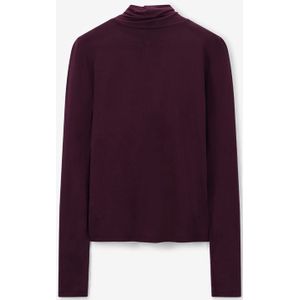 Sissy-Boy - Donkerrode Coltrui - Lange Mouwen - Hoge Col - Regular Fit