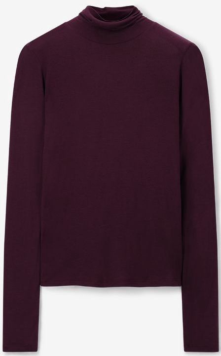 Sissy-Boy - Donkerrode Coltrui - Lange Mouwen - Hoge Col - Regular Fit