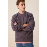 Sissy-Boy - Gebreide Trui - Paarse Kleur - Lange Mouwen - Relaxed Fit