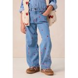 Sissy-Boy - Straight Leg Jeans - Blauw - Met Hartjes