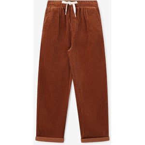 Sissy-Boy - Corduroy Broek - Bruin - Regular Waist - Smiley Print