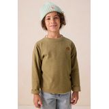 Sissy-Boy - Longsleeve - Donkergroen - Met Smiley Patch