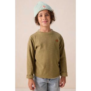 Sissy-Boy - Longsleeve - Donkergroen - Met Smiley Patch