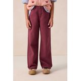 Sissy-Boy - Donkerrode - Straight Leg Jeans - Hoge Taille - 100% Katoen