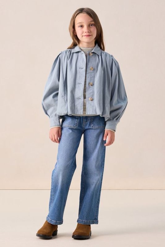 Sissy-Boy - Jack - Blauw - Ballonmouwen - Relaxed Fit