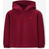 Sissy-Boy - Donkerrode Hoodie - Artwork - Relaxed Fit - Lange Mouwen