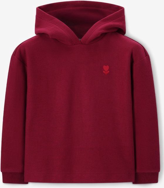 Sissy-Boy - Donkerrode Hoodie - Artwork - Relaxed Fit - Lange Mouwen