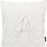 Sierkussen Azra Silver / Whites-s45 x 45 cms-sKatoen