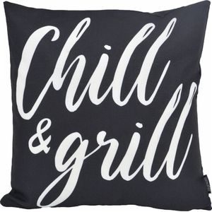 Sierkussen Chill & Grill - Outdoor/Buiten Collectie | 45 x 45 cm | Katoen/Polyester