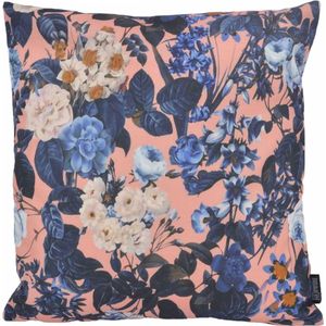 Sierkussen Floral Lila - Outdoor/Buiten Collectie | 45 x 45 cm | Katoen/Polyester