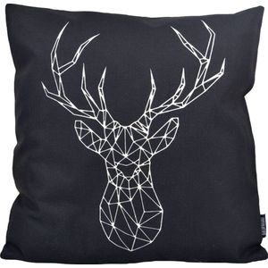 Sierkussen Graphic Deers-s45 x 45 cms-sKatoen/Linnen