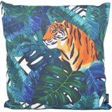 Roar! - Green Leopard - Sierkussen - Katoen/Polyester - Buiten Collectie