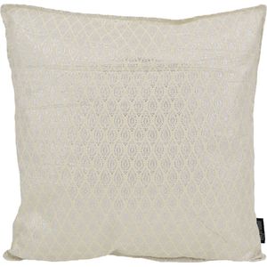 Sierkussen Hila Silver / White | 45 x 45 cm | Polyester