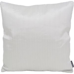 Sierkussen Ishaan White / Silver | 45 x 45 cm | Polyester