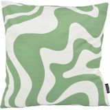 Sierkussen Swirl Abstract Groens-s45 x 45 cms-sKatoen/Polyester