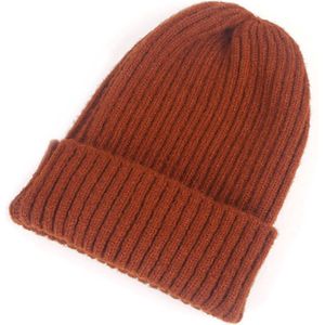 Beanie Knitted Muts - Cognac Bruin | Gebreide Muts | One Size | Fashion Favorite